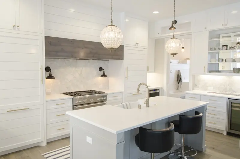 Renovated kitchen after remodel