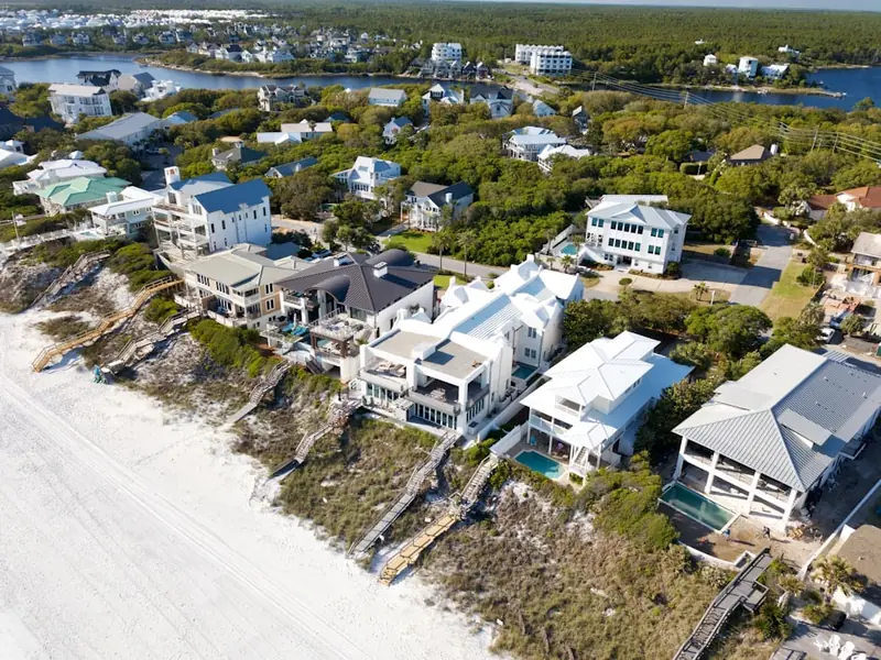 Luxury beachfront home on the Gulf Coast